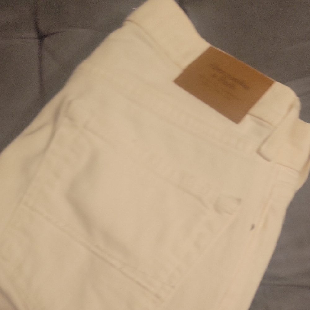 Abercrombie & Fitch Cream Jeans Classic Style
